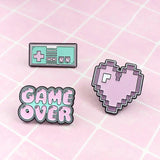 Stereo game console badge Charge Hub X