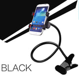Strong Metal Flexible Lazy Phone Stand – Long Arm Desktop Holder for iPhone & Mobile Charge Hub X