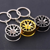Supercharged Turbine Wheel Modified Metal Keychain Charge Hub X