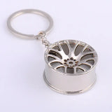 Supercharged Turbine Wheel Modified Metal Keychain Charge Hub X