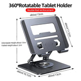 Tablet Stand Rotates 360Degrees Folding Portable Charge Hub X