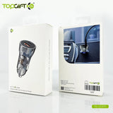 WYEFLUX Dual Port USB-C See-Through Car Charger Wyeflux