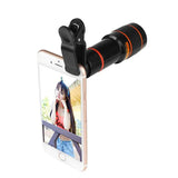 Zoom Mobile Phone Clip-On Retractable Telescope Camera Lens For Galaxy S3 S4 S5 S6 S7 Edge Phone Charge Hub X
