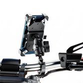 Motorcycle Mobile Phone Bracket Aluminum Alloy Universal Ball Head Quick Release Pipe Clamp Charge Hub X