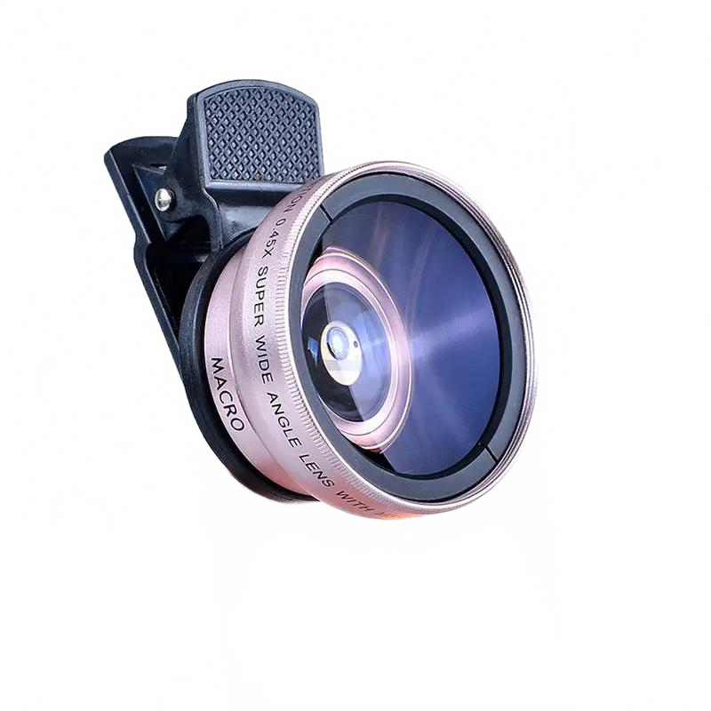 Mobile phone lens 0.45Xwide angle 12.5 times the macro external lens photography camera universal HD Combo Charge Hub X