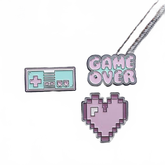 Stereo game console badge Charge Hub X