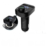 Car MP3 Audio Player Bluetooth Car Kit FM Transmitter Handsfree Calling 5V 4.1A Dual USB Car Charger Phone Charger Charge Hub X