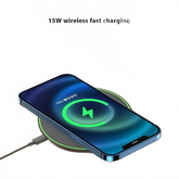 Desktop Phone Ultra-thin Round Wireless Charger Charge Hub X