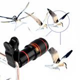Zoom Mobile Phone Clip-On Retractable Telescope Camera Lens For Galaxy S3 S4 S5 S6 S7 Edge Phone Charge Hub X