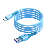 Liquid Silicone With Light USB -Type C Data Cable.