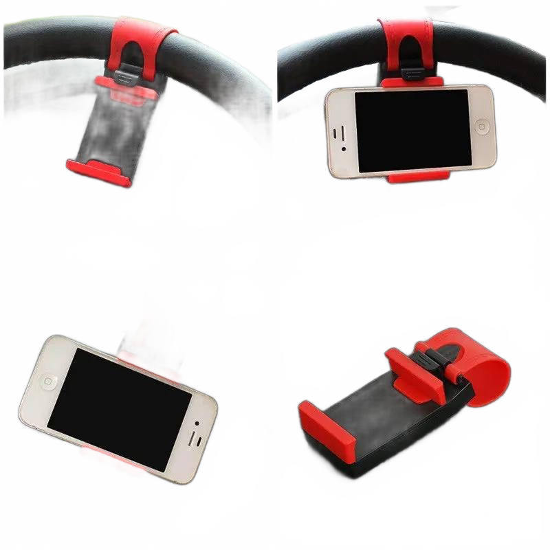 Car Steering Wheel Clip Mount Holder Charge Hub X