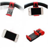 Car Steering Wheel Clip Mount Holder Charge Hub X