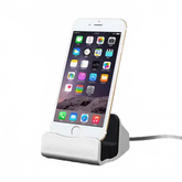 2-in-1 Desktop Charging Dock with USB Cable for iPhone, Android, Type-C & Micro USB Charge Hub X
