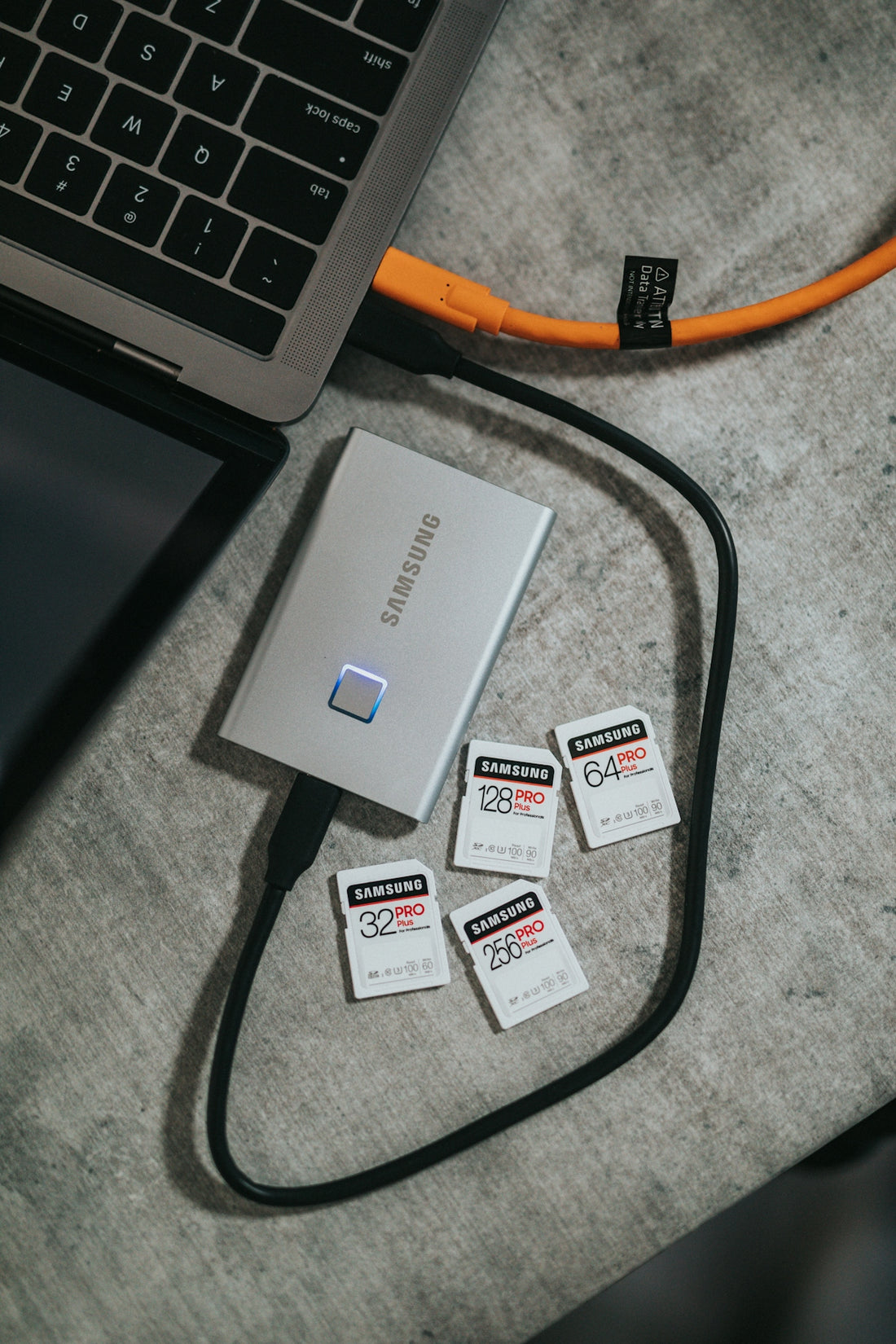 black and gray laptop computer