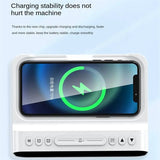 15W Three-in-one Wireless Charger Temperature Tester Multi Alarm Clock Fast Charging Mobile Phone Usb Charger Charging Station Charge Hub X