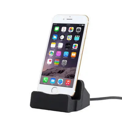 2-in-1 Desktop Charging Dock with USB Cable for iPhone, Android, Type-C & Micro USB Charge Hub X