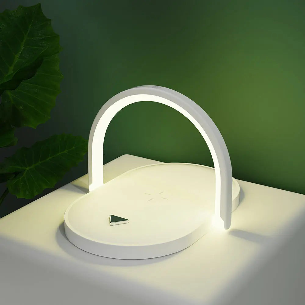 3 In 1 Foldable Wireless Charger Night Light Wireless Charging Station Stonego LED Reading Table Lamp 15W Fast Charging Light Charge Hub X