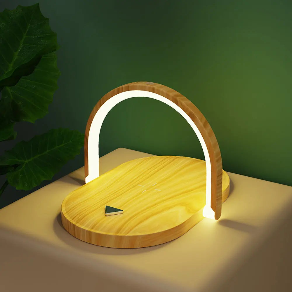 3 In 1 Foldable Wireless Charger Night Light Wireless Charging Station Stonego LED Reading Table Lamp 15W Fast Charging Light Charge Hub X