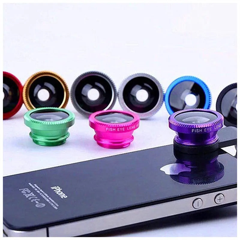 3 in 1 180 Degree Fisheye Lens Charge Hub X