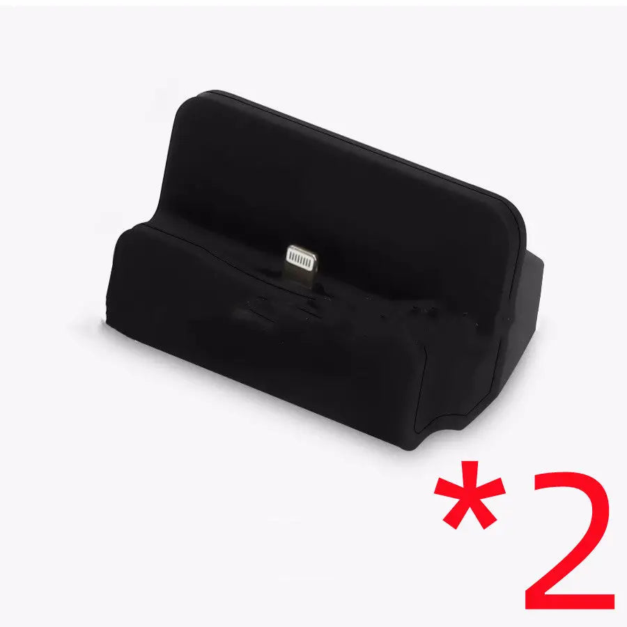 3-in-1 Charging Dock Station – Micro USB, Type-C & Lightning Stand for iPhone & Android Charge Hub X