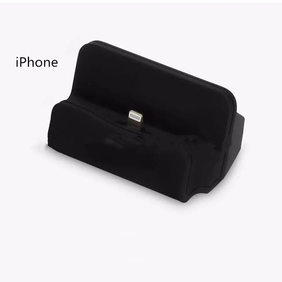 3-in-1 Charging Dock Station – Micro USB, Type-C & Lightning Stand for iPhone & Android Charge Hub X