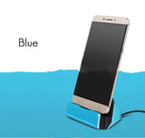 3-in-1 Charging Dock Station – Micro USB, Type-C & Lightning Stand for iPhone & Android Charge Hub X