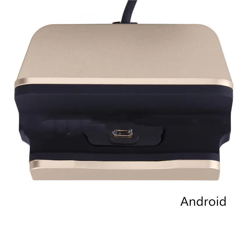 3-in-1 Charging Dock Station – Micro USB, Type-C & Lightning Stand for iPhone & Android Charge Hub X