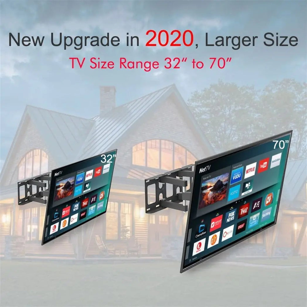 32-70 Inch Double Pendulum Large Base TV Stand Tmds-101 Bearing 50Kg/Vese600*400/Upper And Lower-10~ 10° N/A