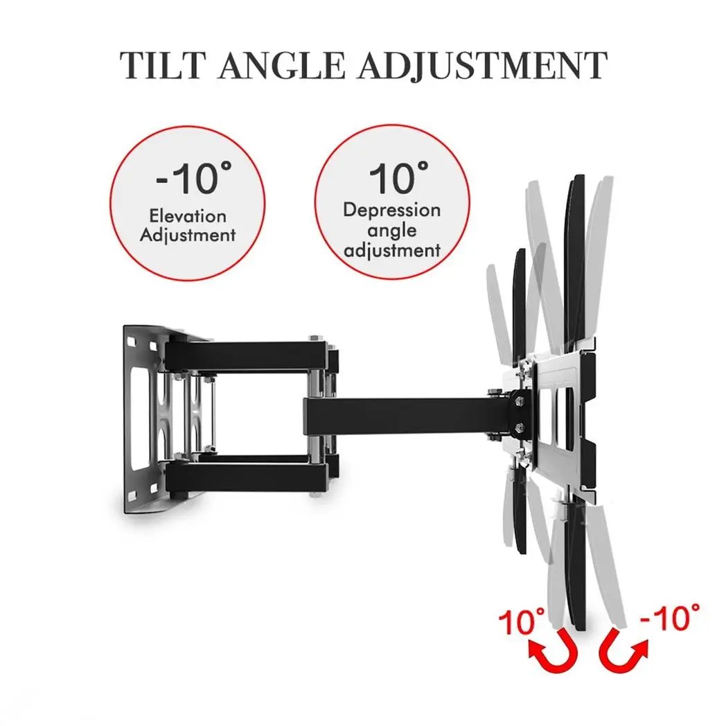 32-70 Inch Double Pendulum Large Base TV Stand Tmds-101 Bearing 50Kg/Vese600*400/Upper And Lower-10~ 10° N/A