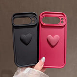 3D Heart Phone Case – Cute Shockproof Protective Cover for iPhone/Samsung Charge Hub X