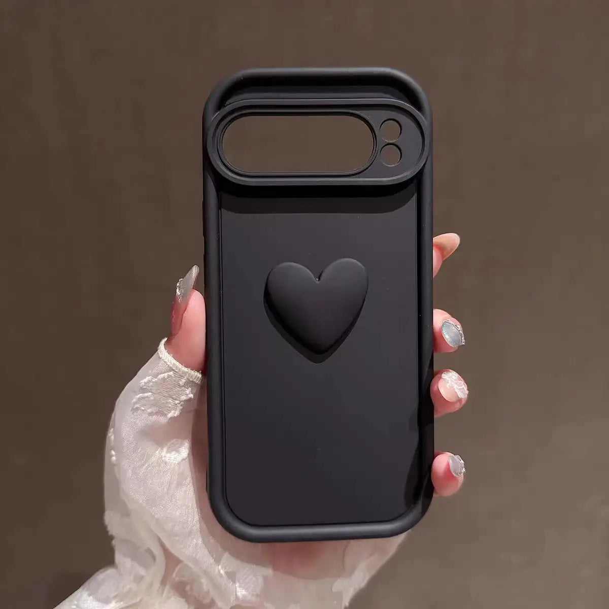 3D Heart Phone Case – Cute Shockproof Protective Cover for iPhone/Samsung - Charge Hub X