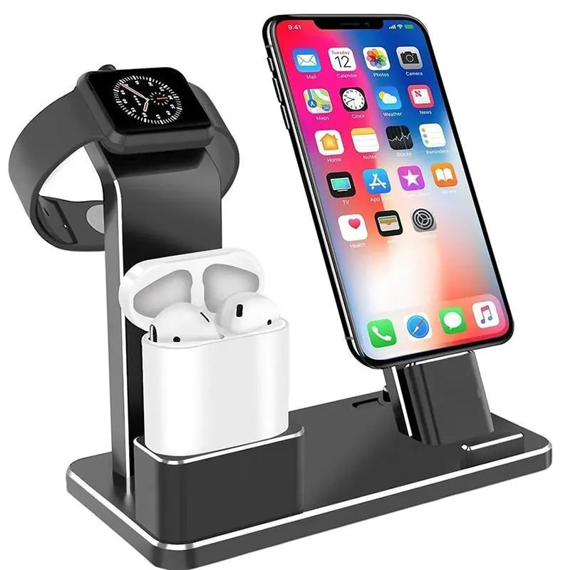 4 IN 1 AIRPODS CHARGING DOCK HOLDER Charge Hub X