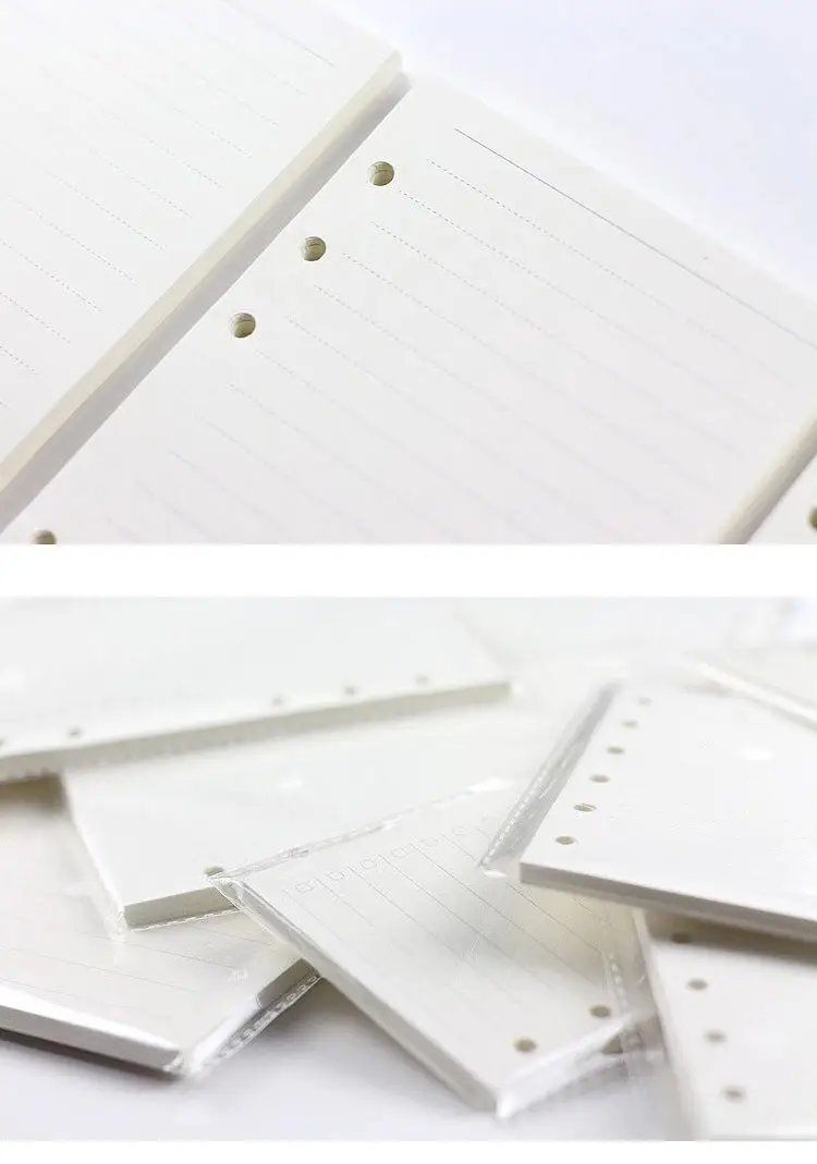 6-hole Notebook Loose-leaf Refill Blank Dot Matrix Horizontal Line Charge Hub X