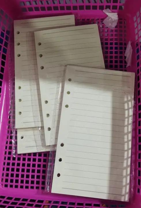 6-hole Notebook Loose-leaf Refill Blank Dot Matrix Horizontal Line Charge Hub X