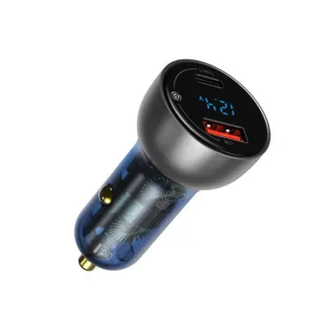 65W USB C Car Charger With Dual Ports Fast Charging Charge Hub X