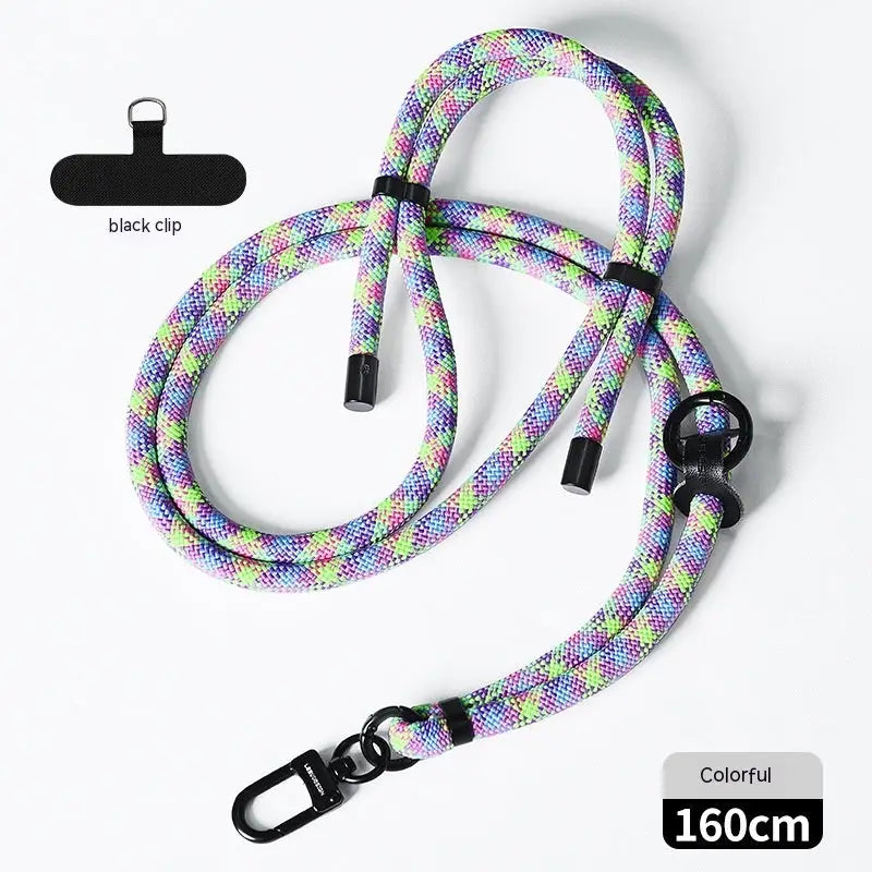 Adjustable Mobile Phone Lanyard Crossbody Strap – Convenient & Hands-Free Charge Hub X