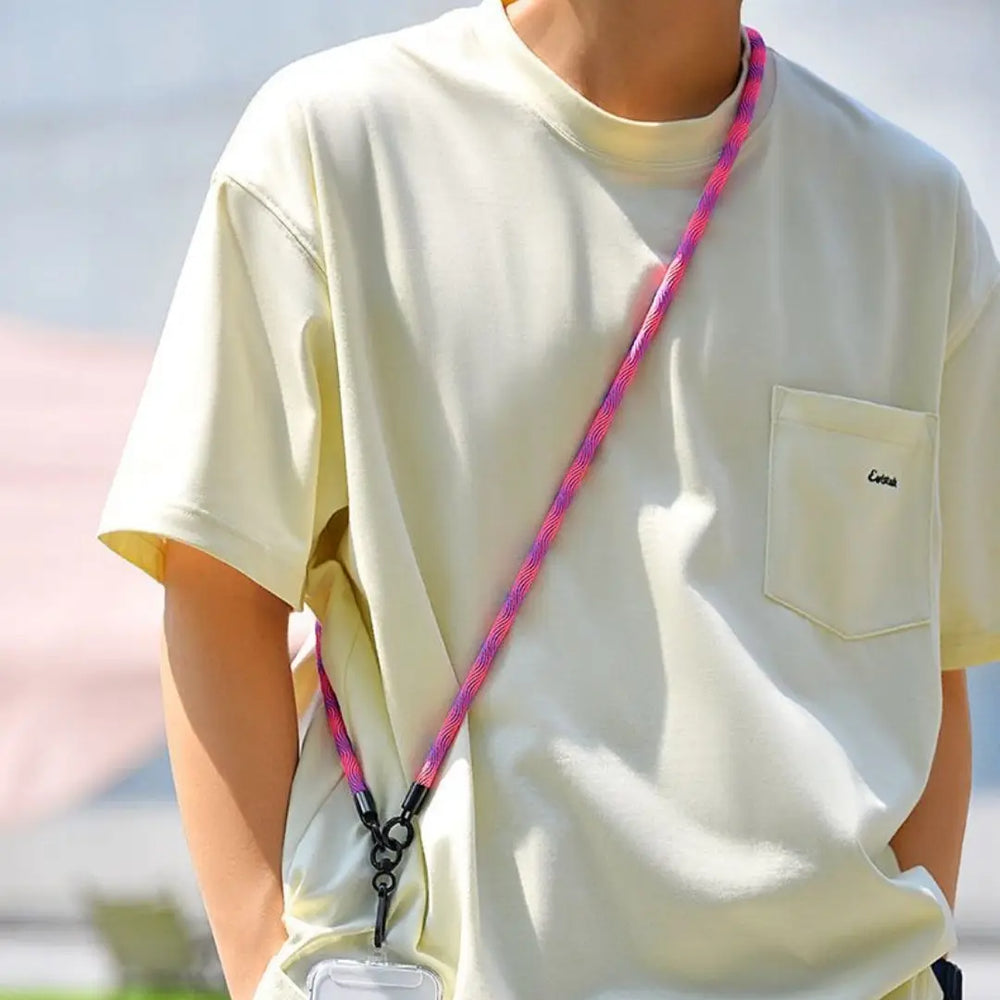 Adjustable Mobile Phone Lanyard Crossbody Strap – Convenient & Hands-Free Charge Hub X