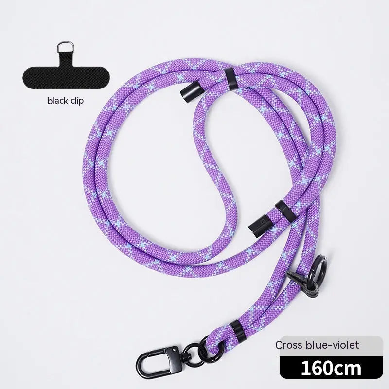 Adjustable Mobile Phone Lanyard Crossbody Strap – Convenient & Hands-Free Charge Hub X