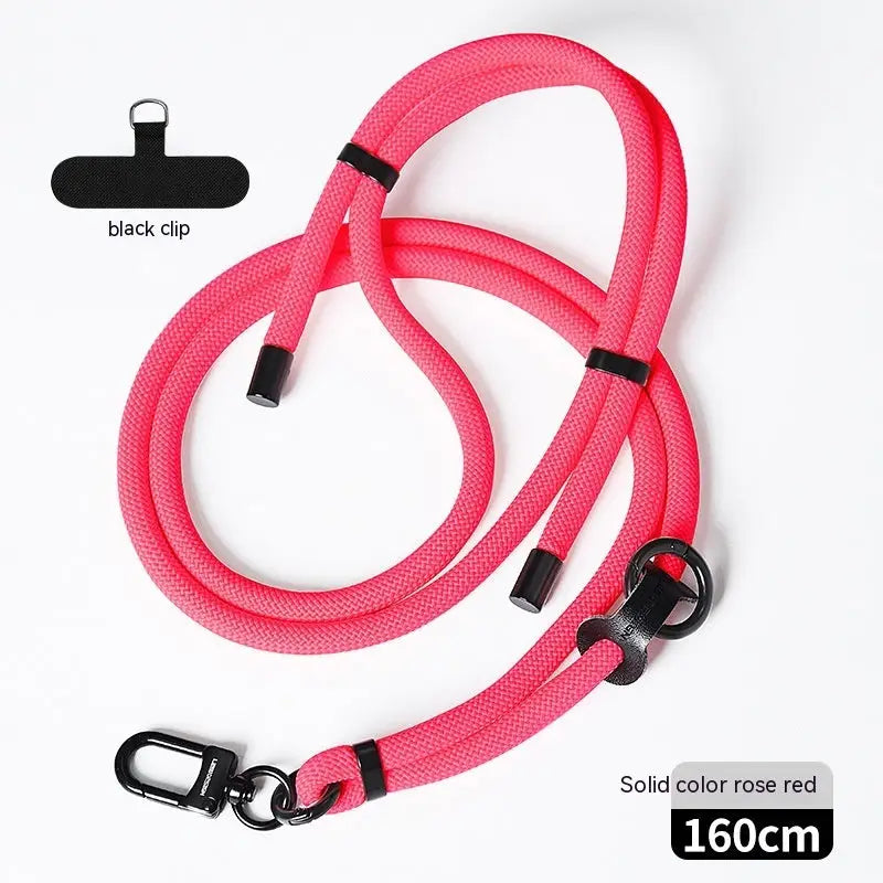 Adjustable Mobile Phone Lanyard Crossbody Strap – Convenient & Hands-Free Charge Hub X