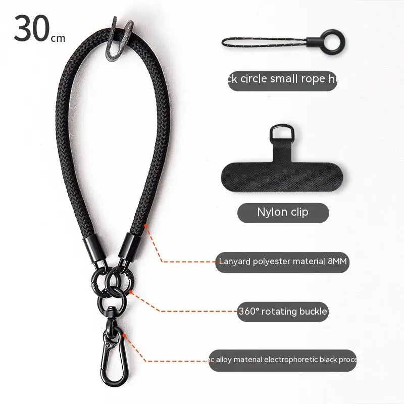 Adjustable Mobile Phone Lanyard Crossbody Strap – Convenient & Hands-Free Charge Hub X