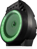 Akai A58168 Vibes 4 Inch LED Party Speaker, Bluetooth Connectivity, Wireless & Portable, 5W, Black AKAI