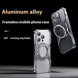 Anti-fall Heat Dissipation Metal Phone Case Mechanical Arm Protective Shell Charge Hub X