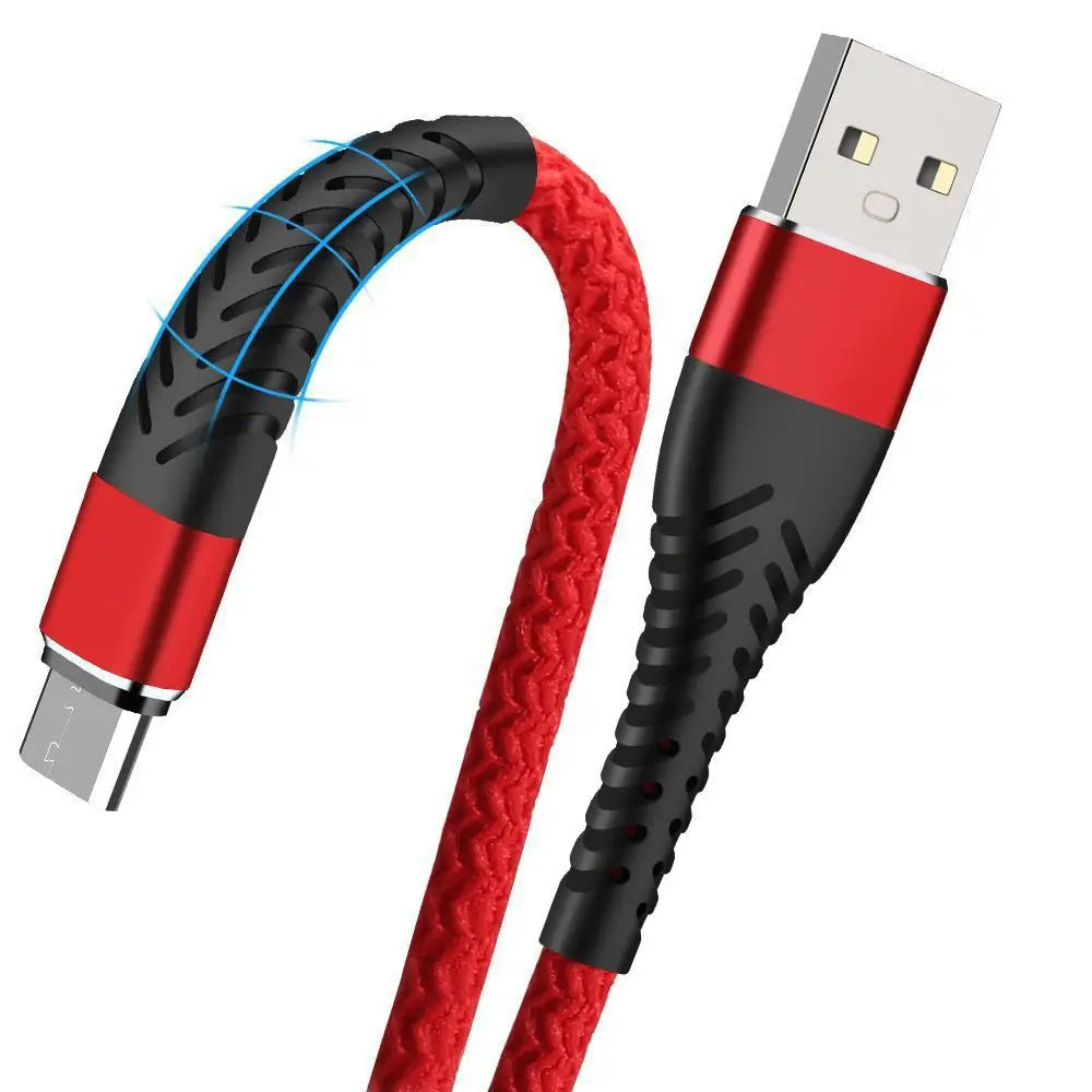 Fast Charge Nylon Data Cable Type C Interface - Charge Hub X