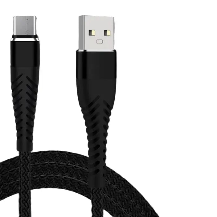 Fast Charge Nylon Data Cable Type C Interface - Charge Hub X