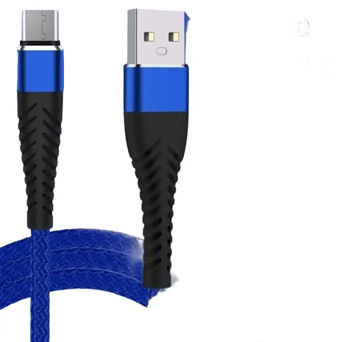 Fast Charge Nylon Data Cable Type C Interface - Charge Hub X