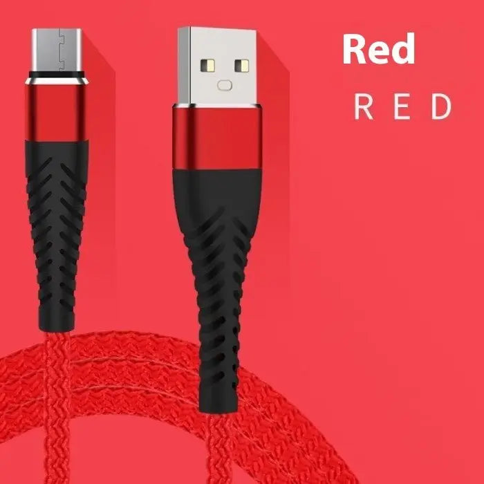 Fast Charge Nylon Data Cable Type C Interface - Charge Hub X