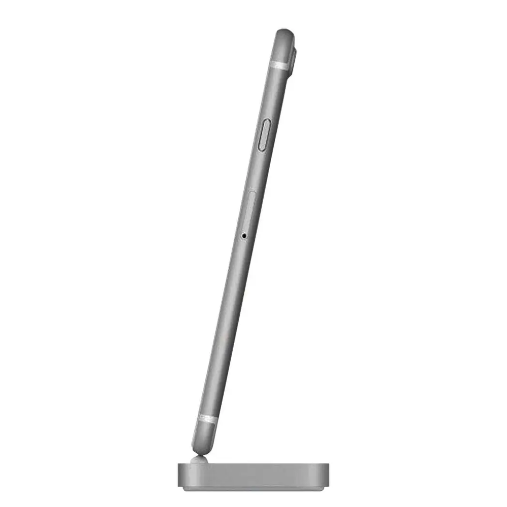 Aquarius Aluminium Phone Dock Compatible with Eight-Pin Devices, Space Grey Aquarius