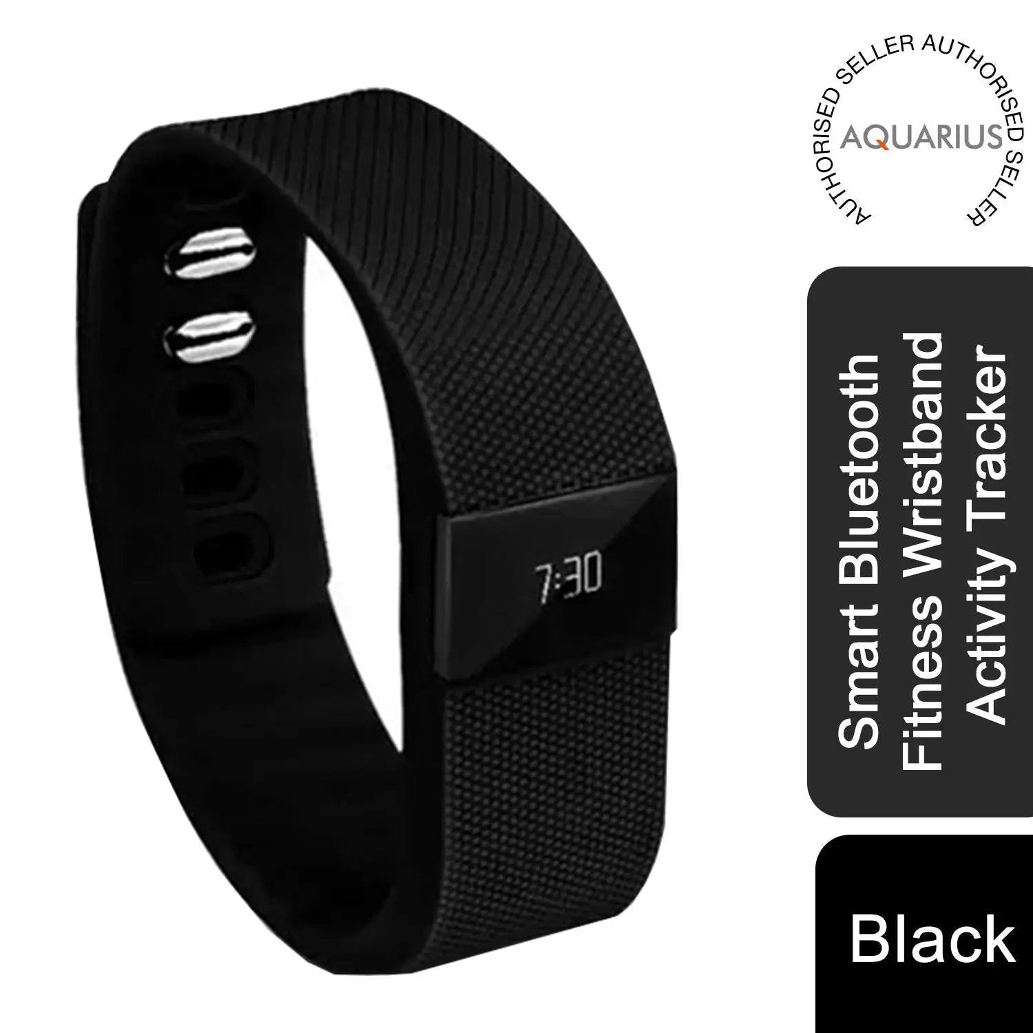 Aquarius OLED Display Smart Bluetooth Fitness Wristband Activity Tracker, Black Aquarius
