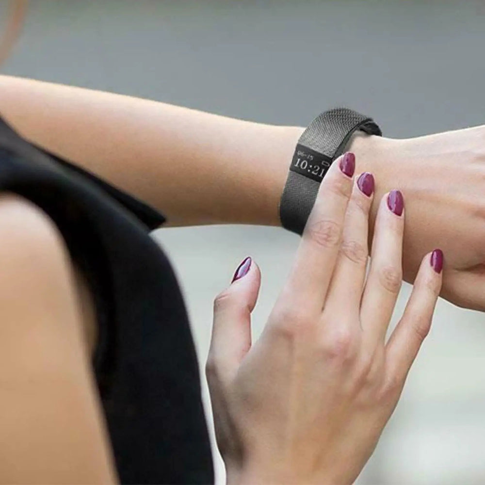 Aquarius OLED Display Smart Bluetooth Fitness Wristband Activity Tracker, Black Aquarius