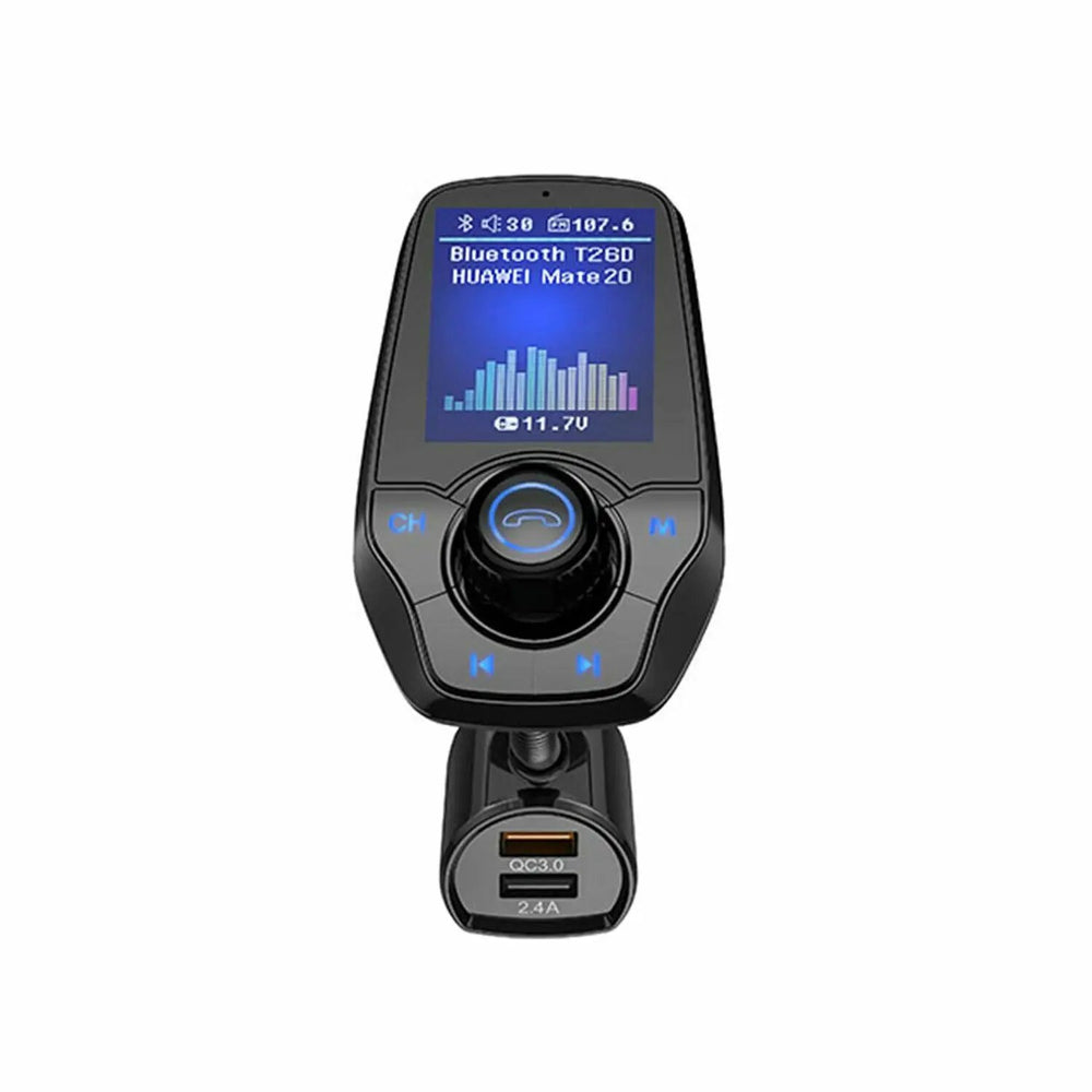 Aquarius WirelessMultifunctional Bluetooth Car FM Transmitter with Dual USB Port Aquarius
